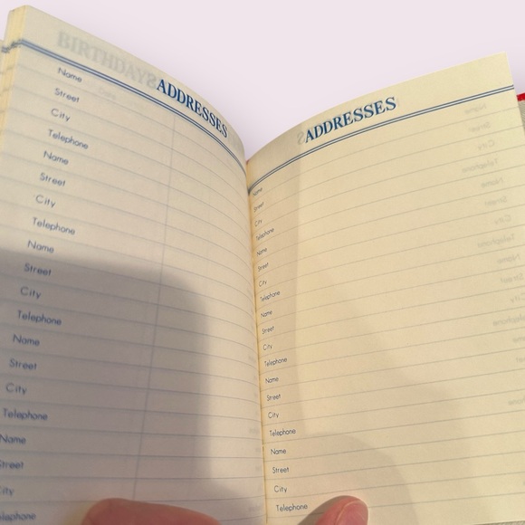 Vintage Made In Italy Red Plaid Scotty Dog Locked Daily Journal Diary - Picture 10 of 14